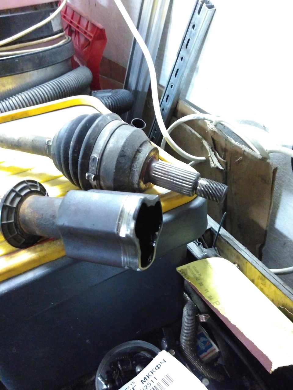 ремонт правого вала — Jaguar X-Type, 2,5 л, 2008 года | своими руками ...