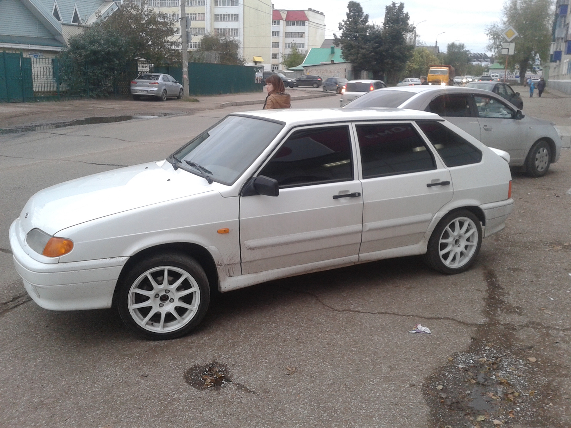 lada 2114 белая