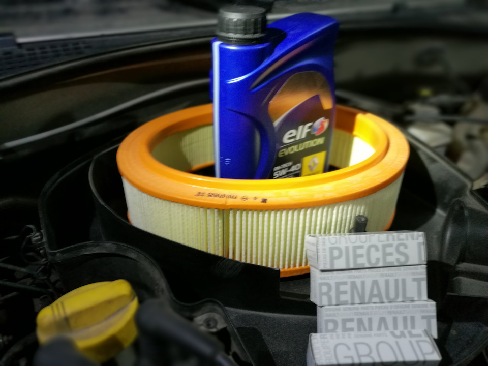 Натюрморт от дилера. — Renault Logan (1G)