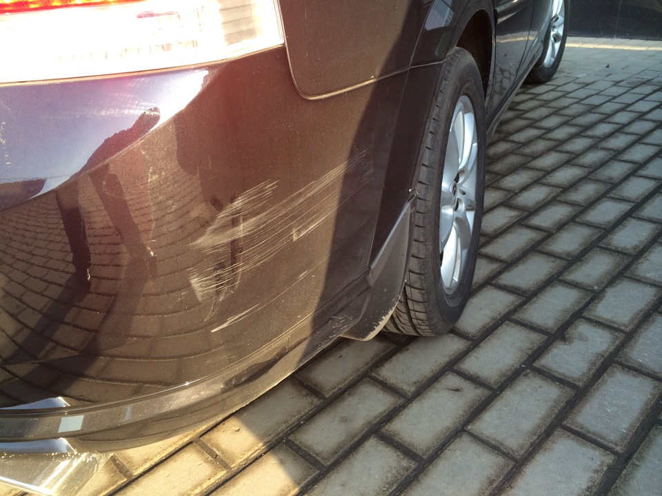 Притерли бампер — Opel Vectra C, 1,8 л, 2006 года | ДТП | DRIVE2