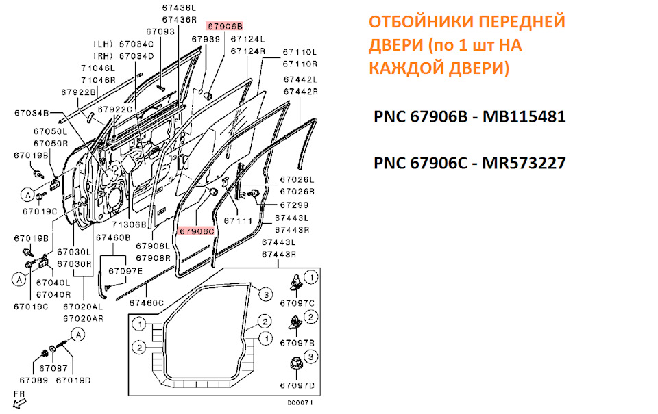 Дверная карта паджеро 2