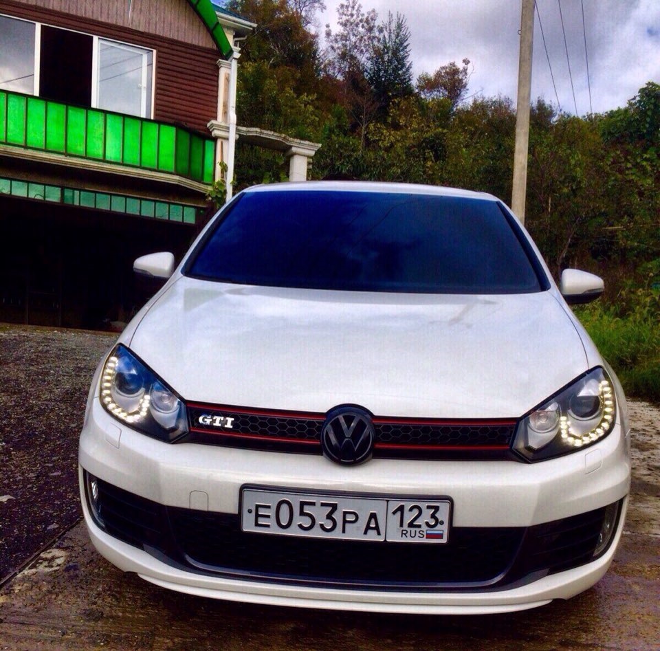 Тонировка по сочинскому ГОСТу — Volkswagen Golf GTI Mk6, 2 л, 2011 года ...