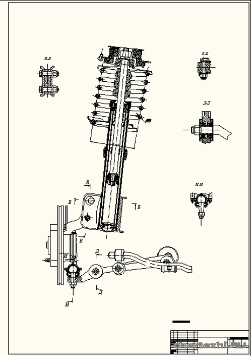 Чертежи передней подвески