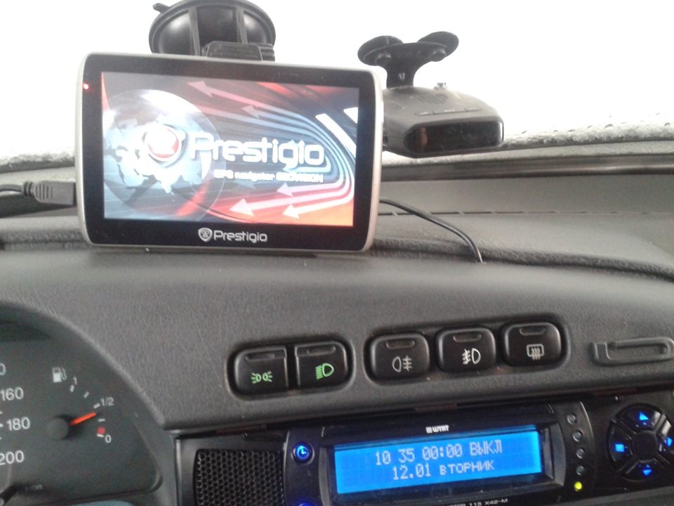 Prestigio GeoVision 5000 в сборе — Lada 2115