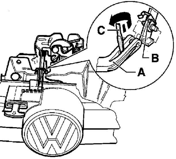 Как открыть капот фольксваген гольф 3