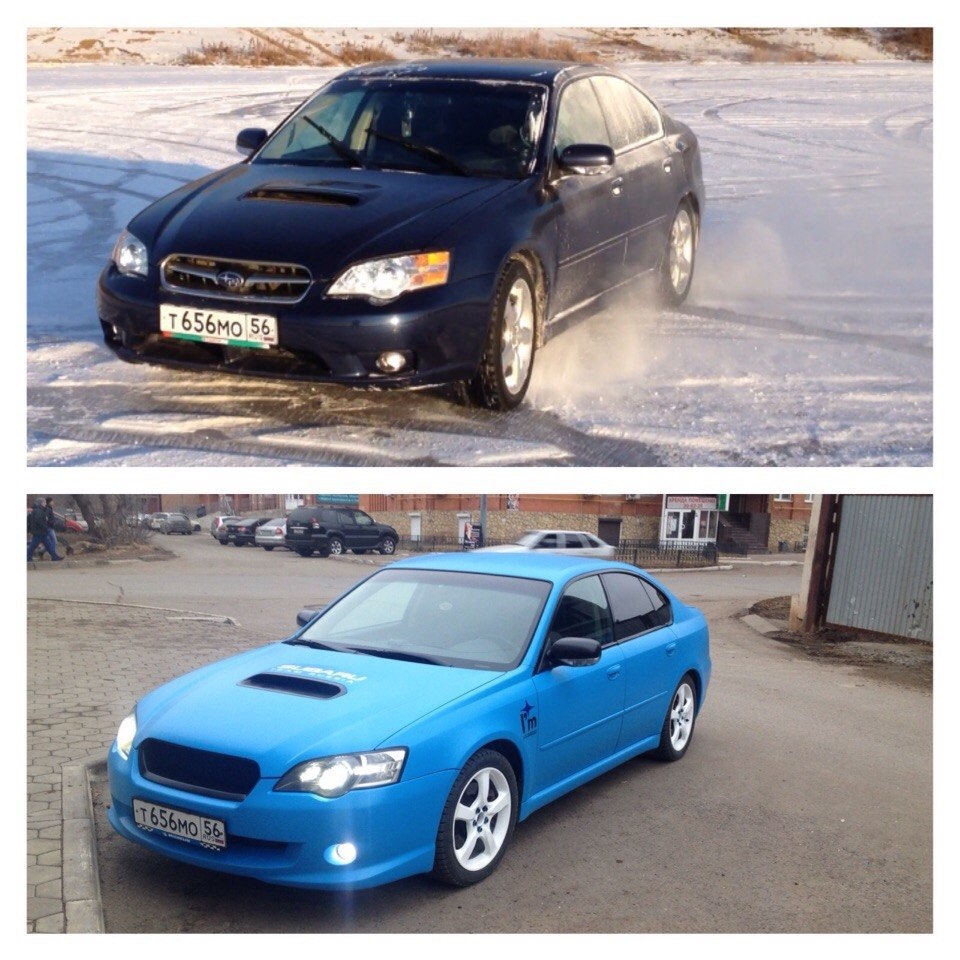 Subaru Legacy GT by ARIZONA COLOR или красим мой Субарь жидкой резиной ...