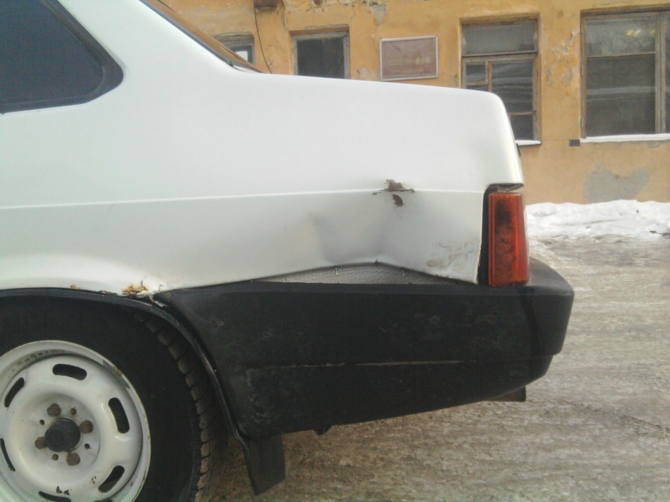 Ручник- это не шутка) — Lada 21099, 1,5 л, 2000 года | ДТП | DRIVE2