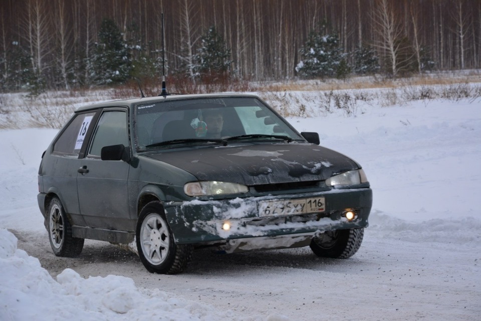 Поездка в экстрим парк 15.12.2013. Набережные Челны — Lada 2113, 1,6 л ...