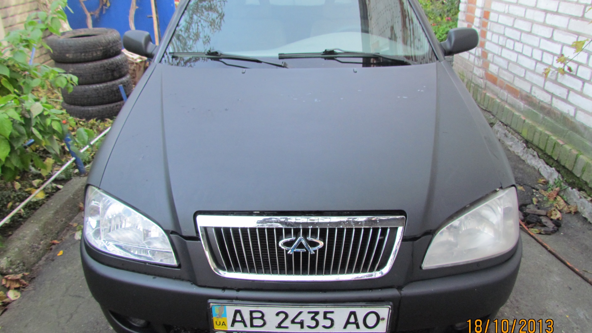 Chery Amulet 1.6 бензиновый 2007 | Чёрный матовой цвет!!!! на DRIVE2