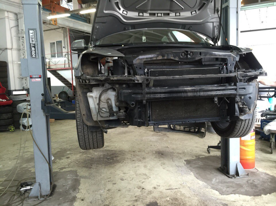 Замена радиатора кондиционера. — Skoda Octavia A5 Mk2, 1,8 л, 2012 года ...