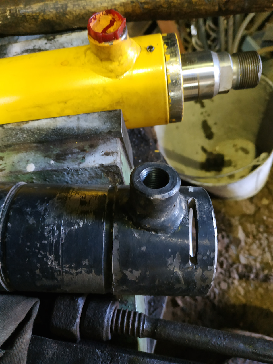 Гидроцилиндр своими руками из трубы