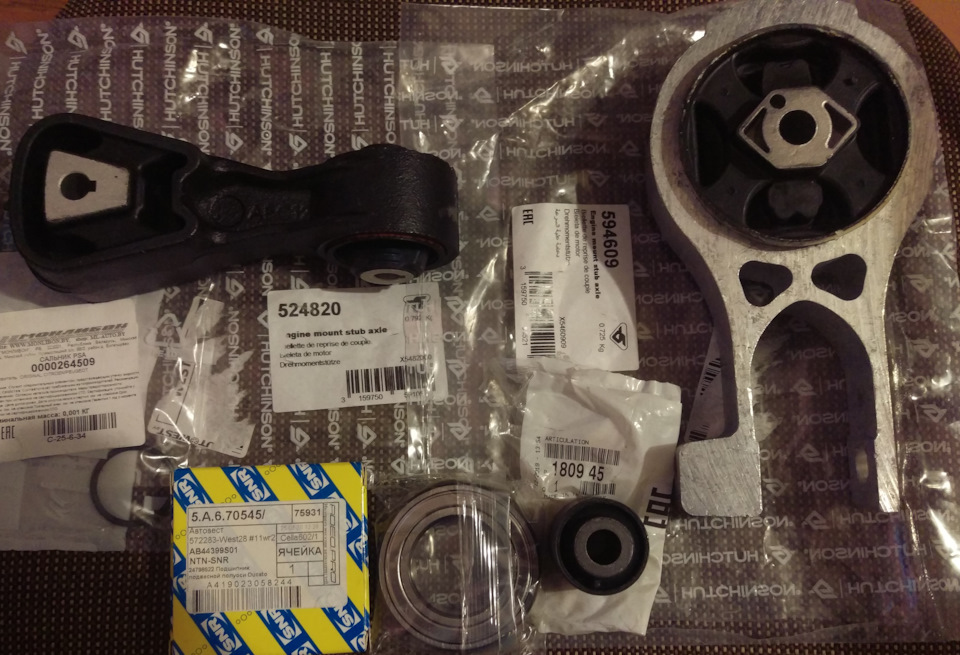 Модернизированные "улитки" и замена некоторых подушек двигателя ...