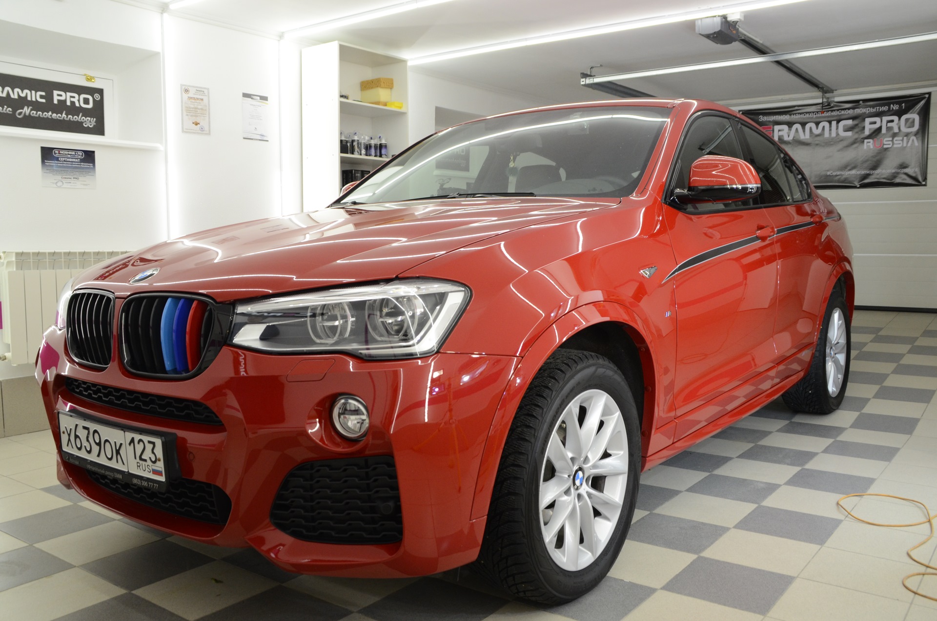 Машины тихорецк. Ceramic Pro Sport. Полировка машины оранжевая BMW.