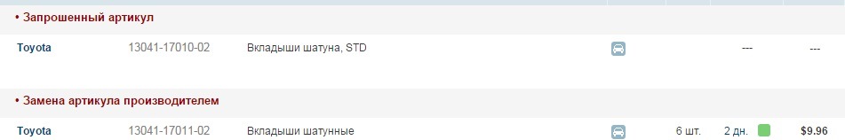 Фото в бортжурнале Toyota Land Cruiser 80. Запчасти на фото: 130411701002, 130411701102