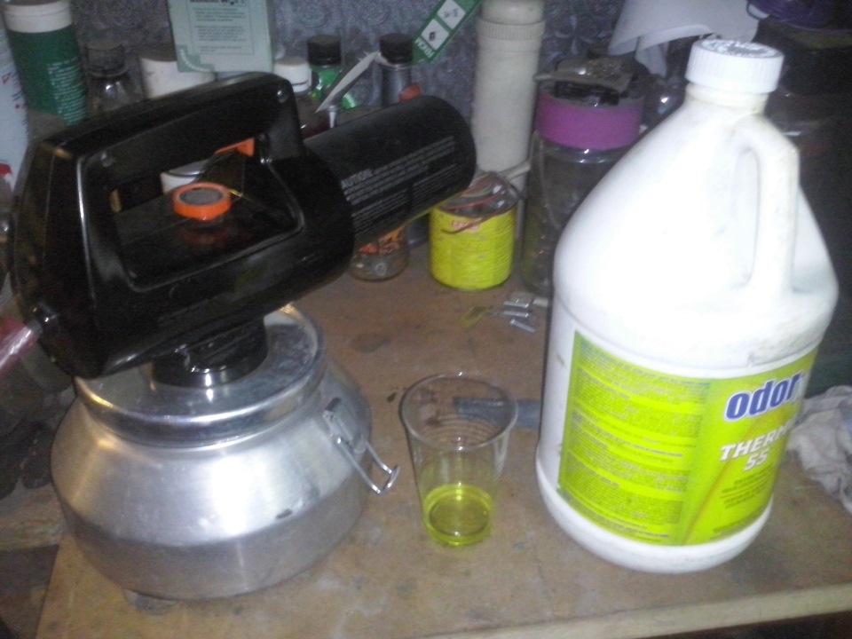 Обработка салона \"сухим туманом\" — Toyota Caldina (190), 2 л, 1996 года ...