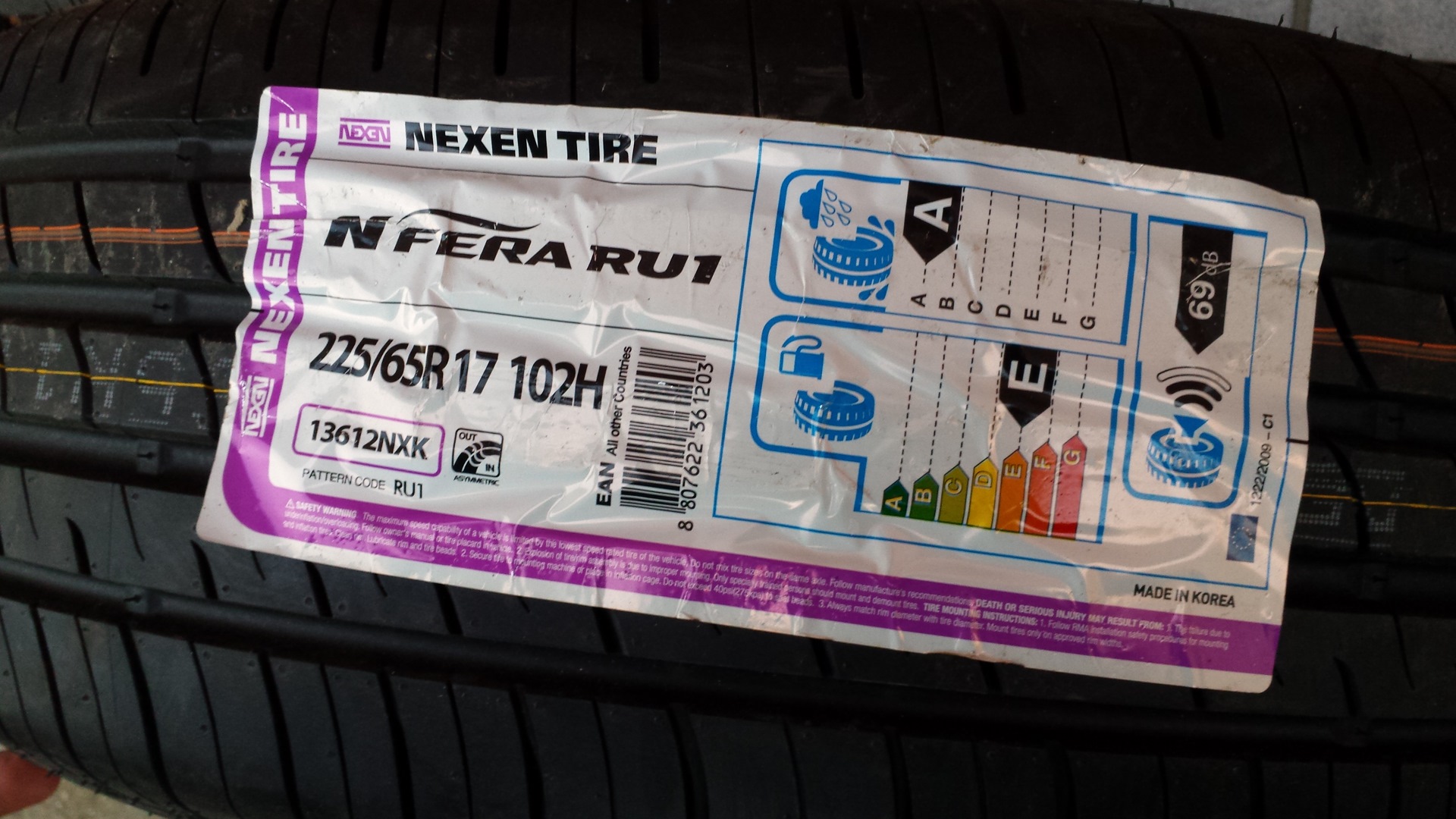 Шины nexen nfera ru1 характеристики