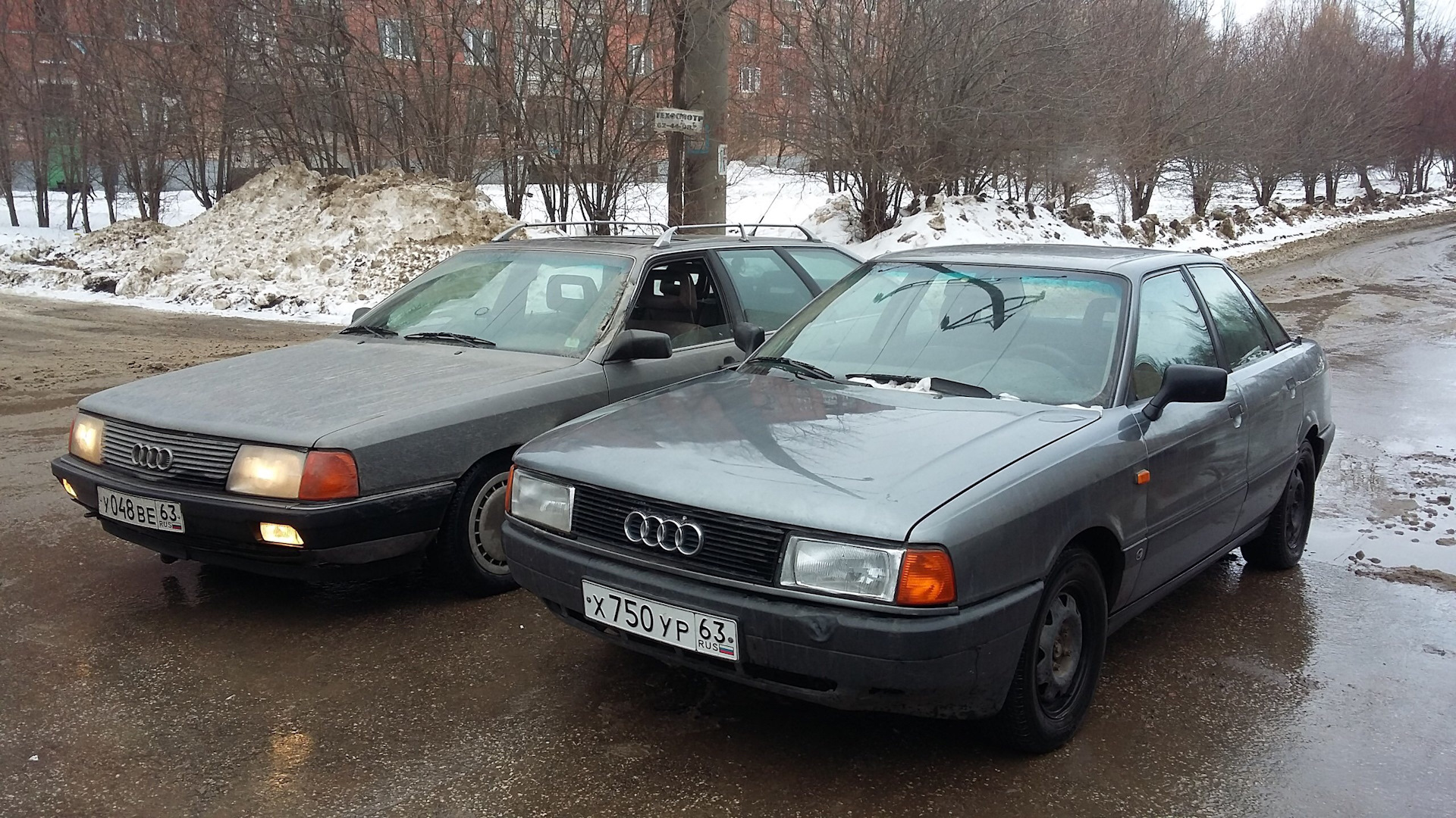 Audi 80 (B3) 1.8 бензиновый 1990 | 1.8 S «Wolfshund» графит на DRIVE2