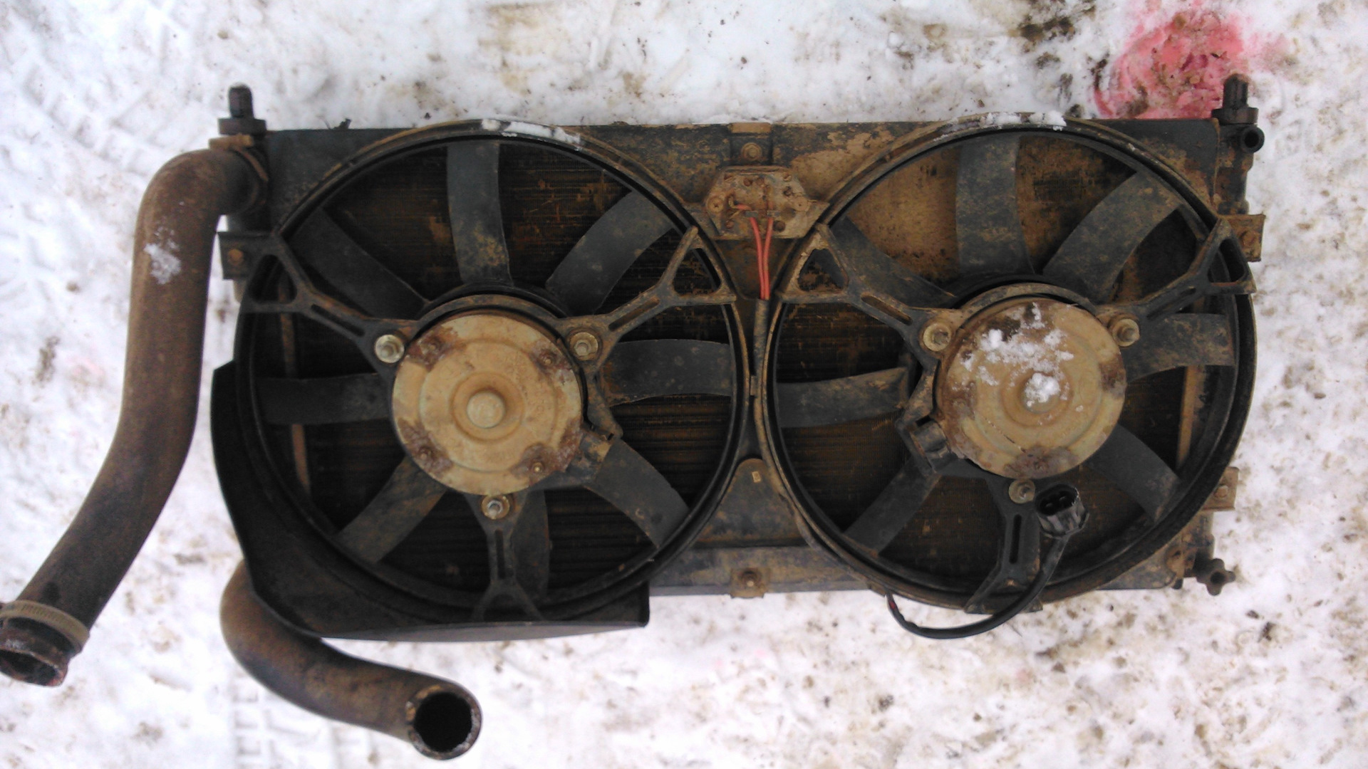 Радиатор охлаждения. — Chevrolet Niva, 1,7 л, 2006 года | своими руками ...