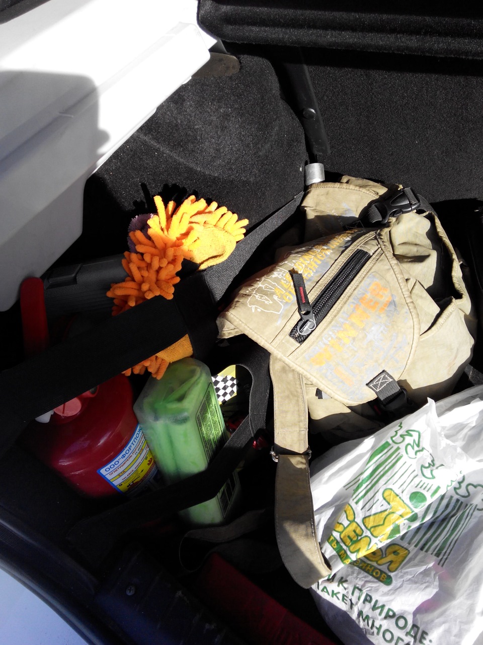 Как прибраться в багажнике — Lada Калина Хэтчбек (2G), 1,6 л, 2013 года ...