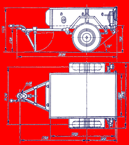 Прицеп газ 704 чертежи