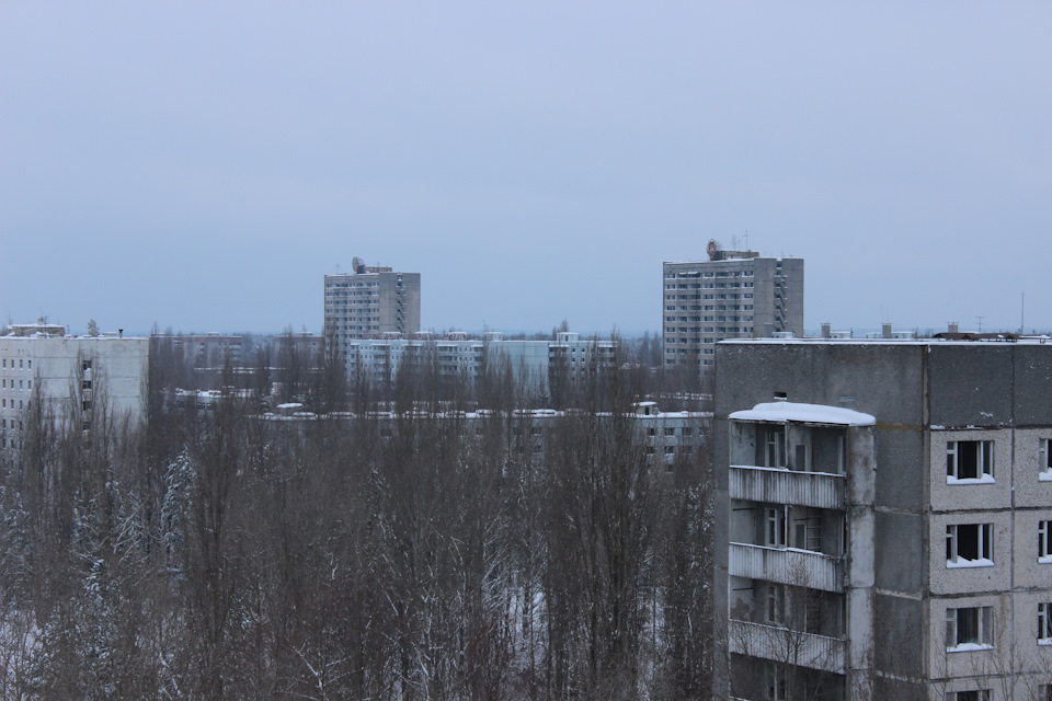 Панельные дома в припяти