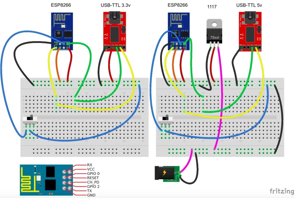 ESP8266 The first switch