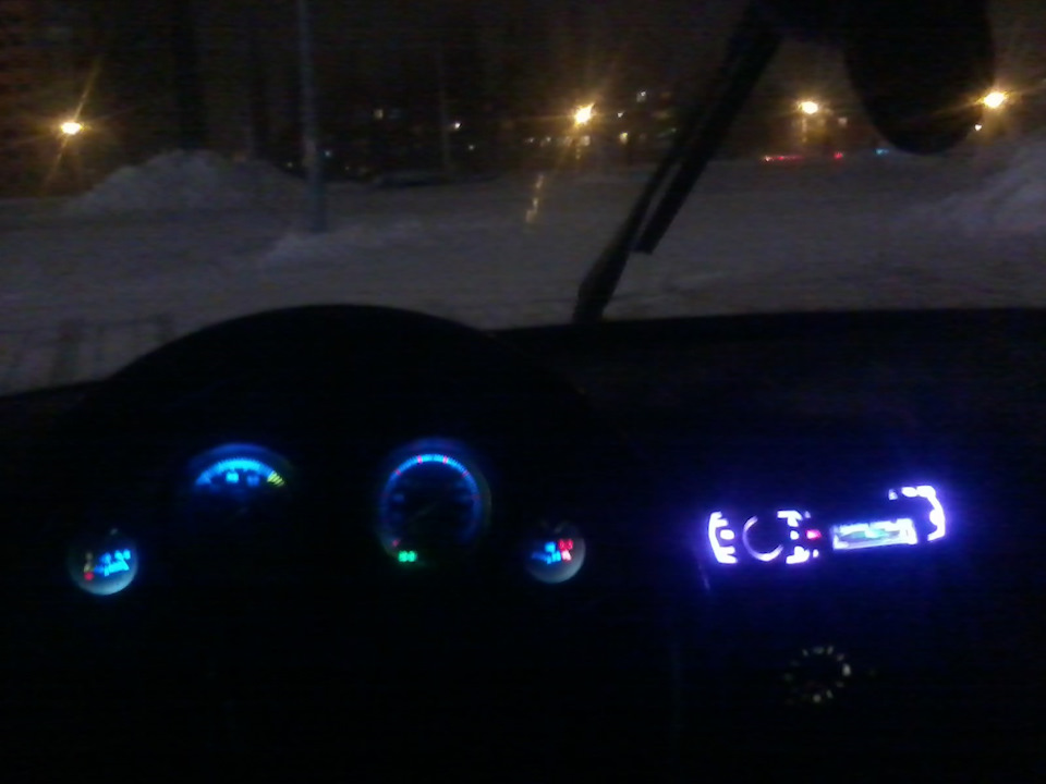 Подсветка приборной панели — Lada 11113 Ока, 0,7 л, 2003 года ...