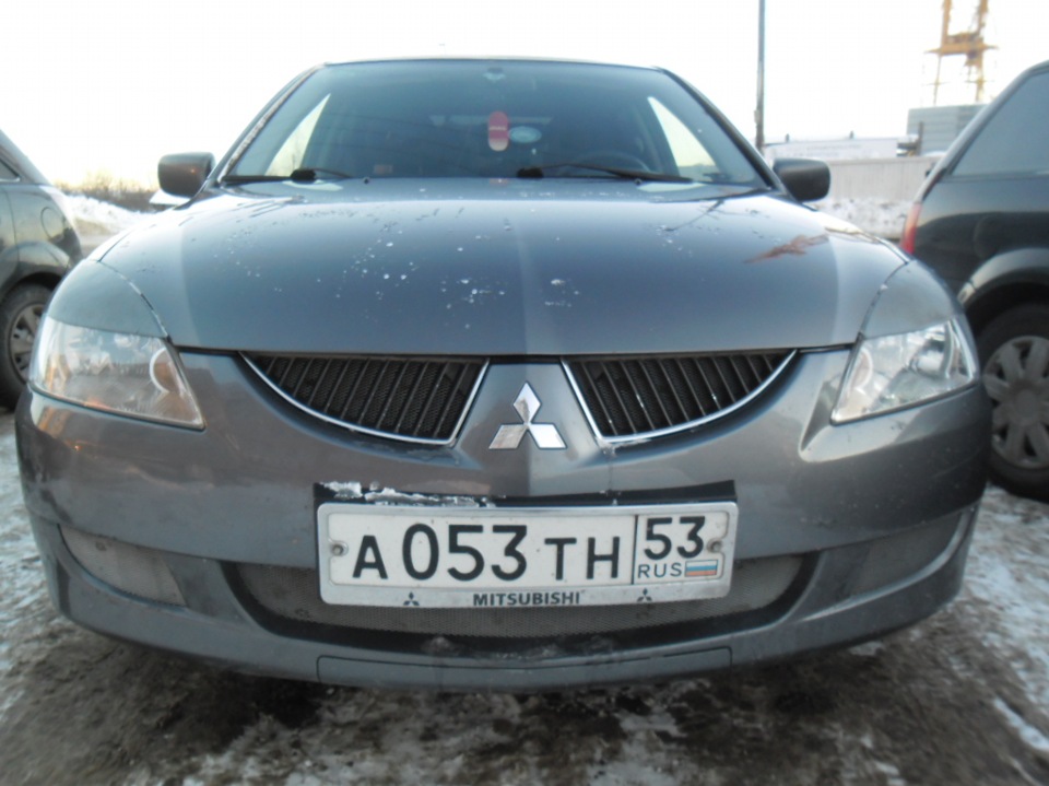 Реснички, рамка номера, сетка в бампер и ноздри — Mitsubishi Lancer IX ...
