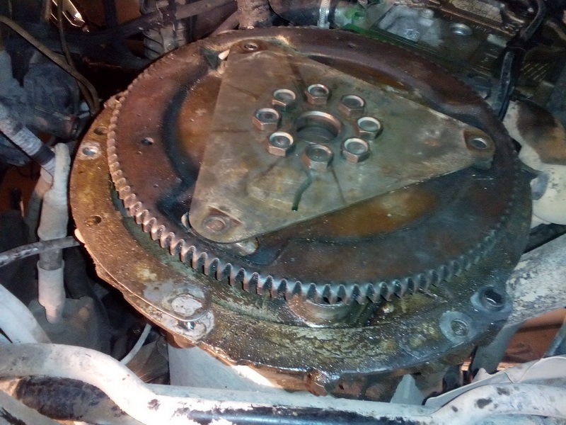 30. Замена маховика и сальника коренного. — BMW 7 series (E38), 2,8 л ...