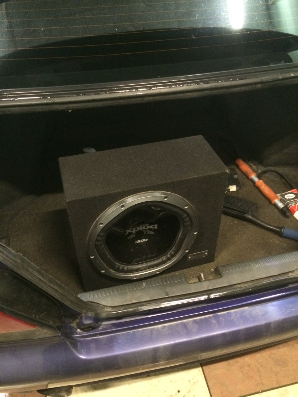 Саб с усилком — Mitsubishi Galant (8G), 2,5 л, 1998 года | автозвук ...