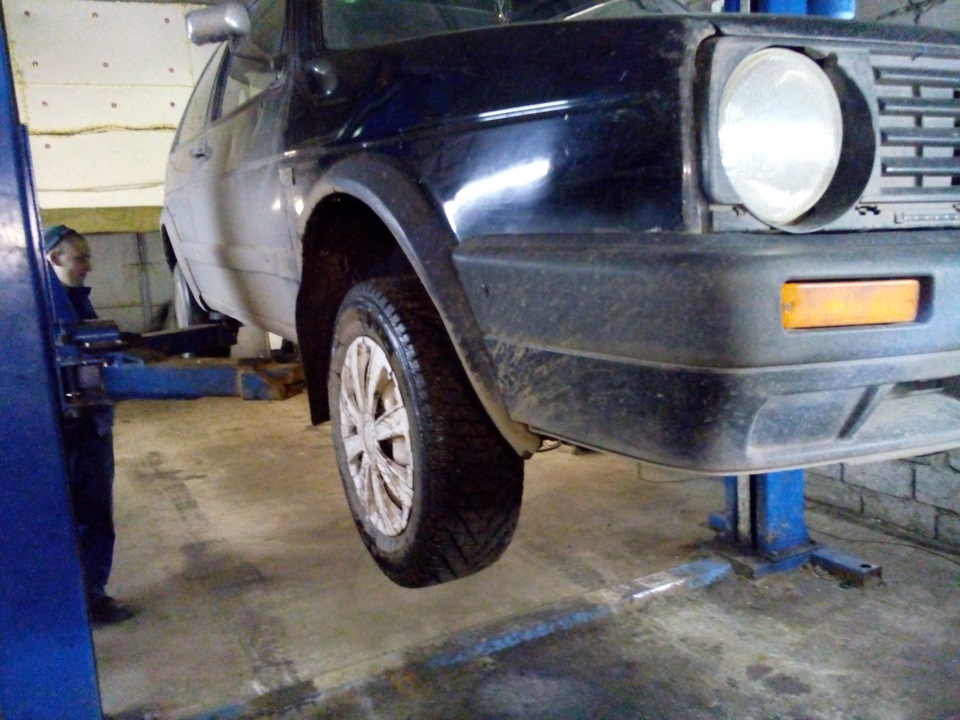 Украли колеса. — Volkswagen Golf Mk2, 1,8 л, 1988 года | шины | DRIVE2