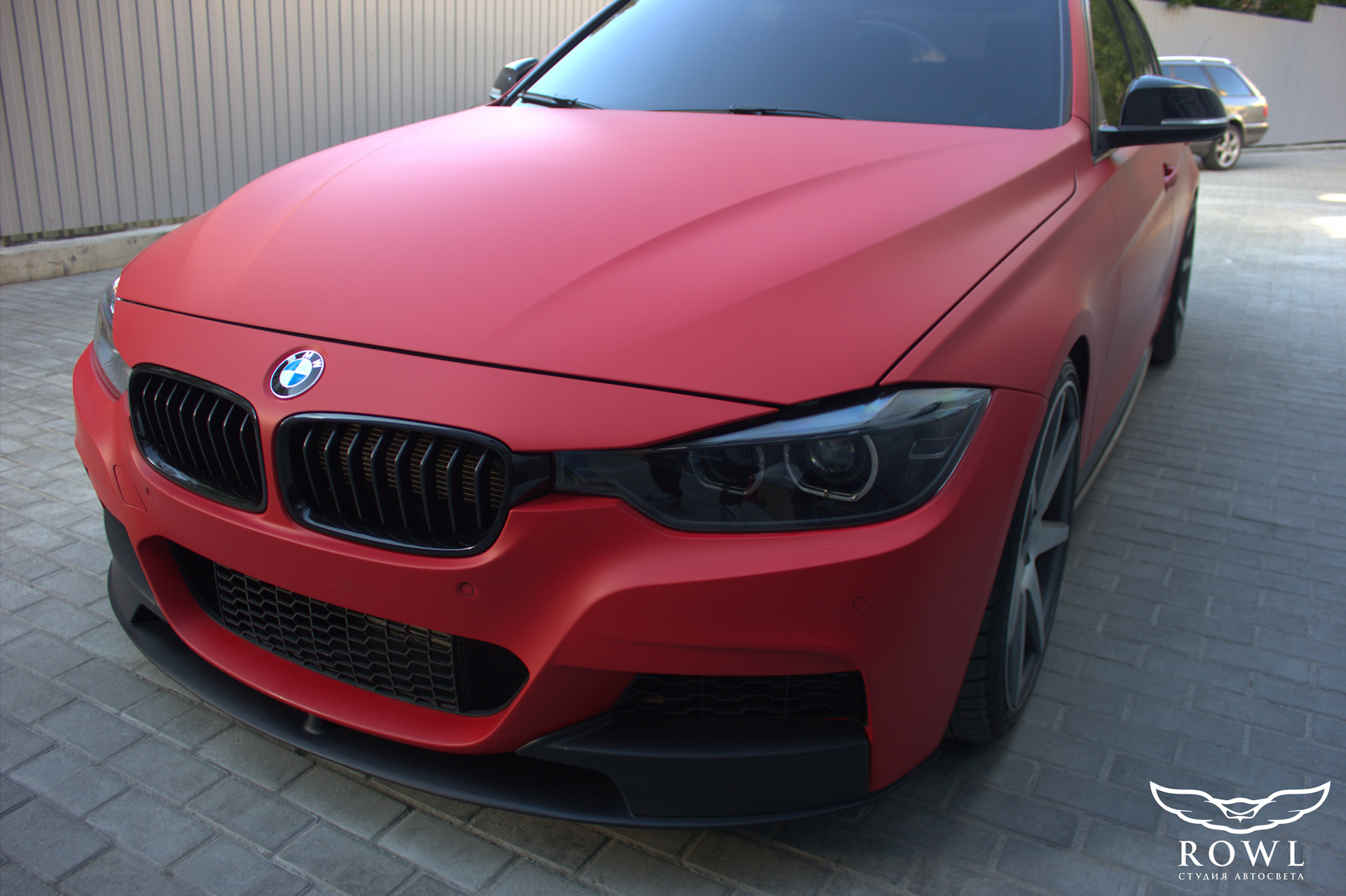 BMW f30 Red Matte