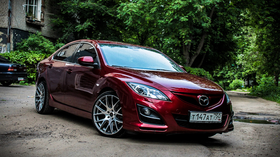 Mazda 6 (2G) GH 2.0 бензиновый 2007 | спелая вишня на DRIVE2