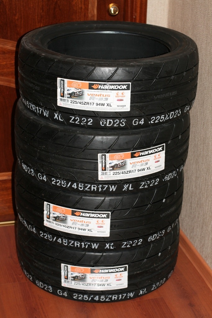 Приобрел сегодня резину Hankook Ventus R-S3 Z222 (225/45 R17 94W) — KIA ...