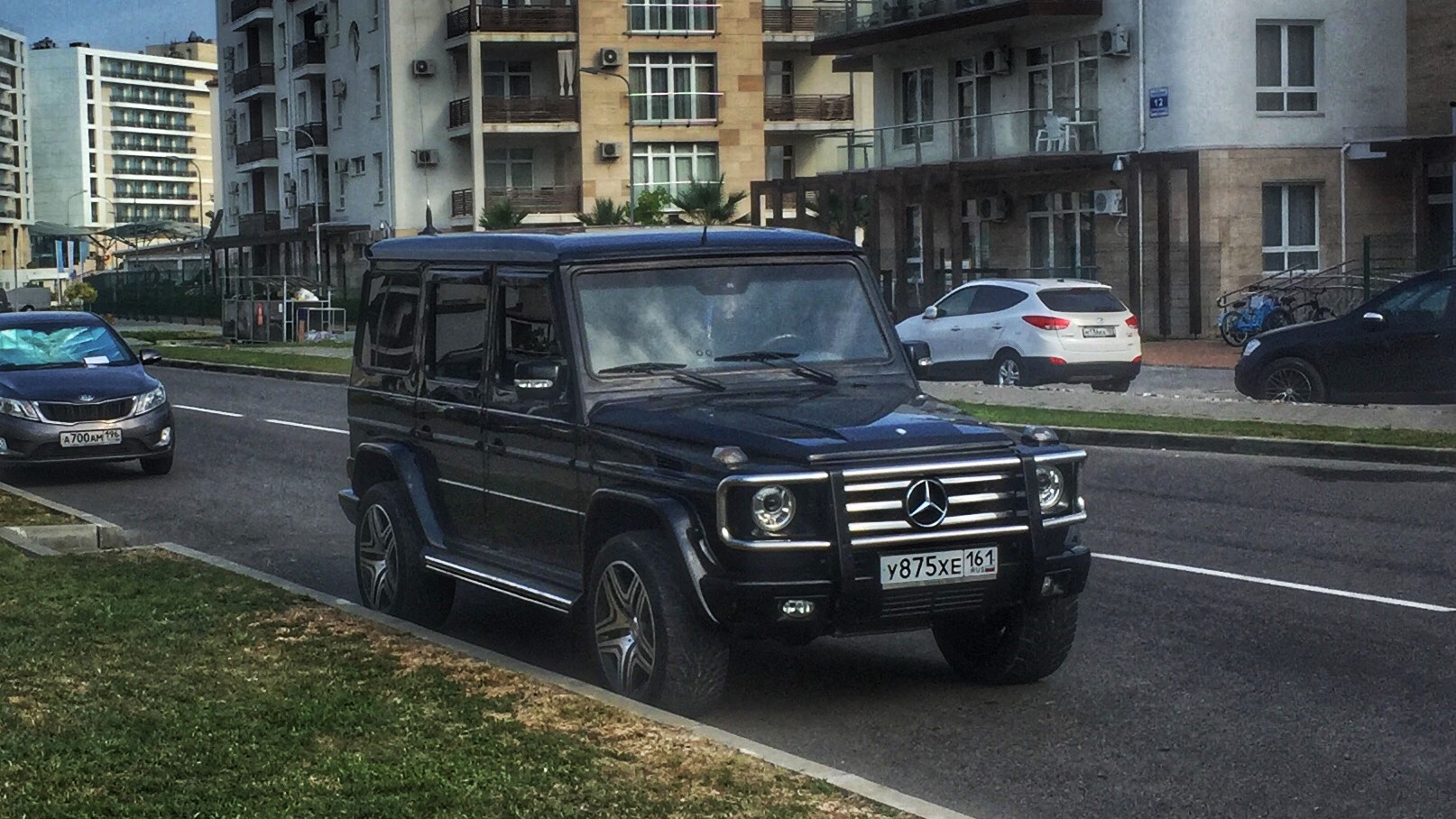 Mercedes Gelandewagen с кенгурятником