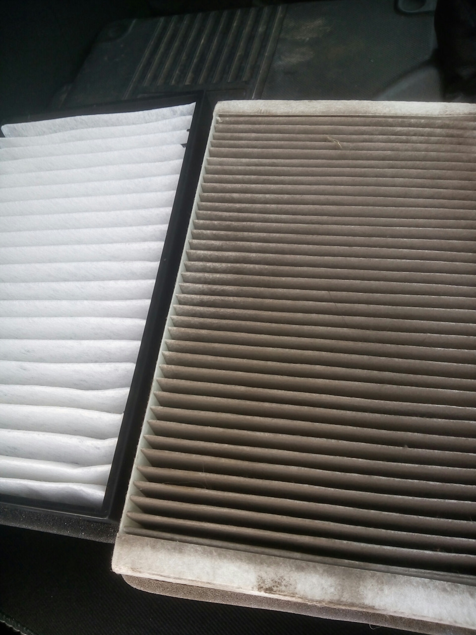 Сколько проехал салонный фильтр. — Lada Гранта лифтбек, 1,6 л, 2014 ...