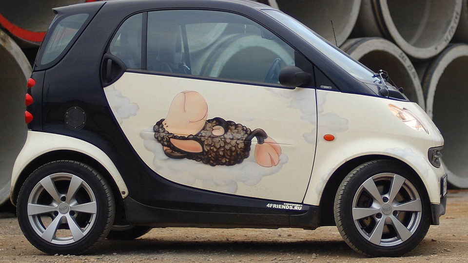 Smart Fortwo аэрография