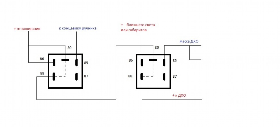 Схема концевика ручника ваз 2114