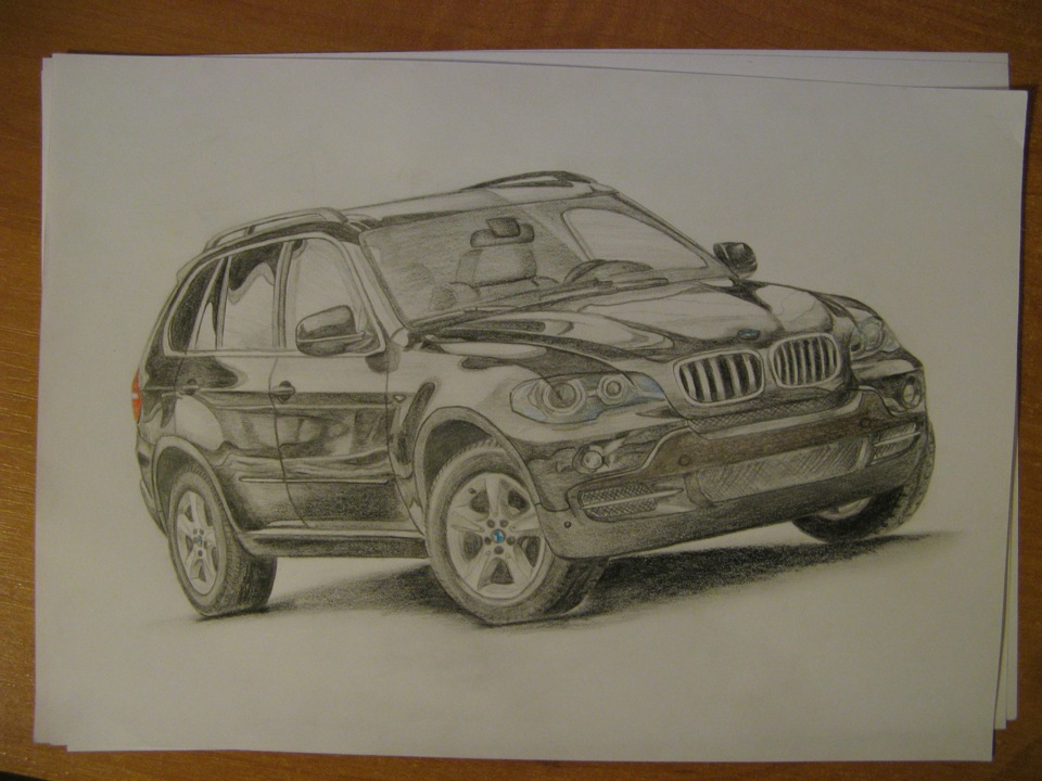 Bmw x6 рисунок