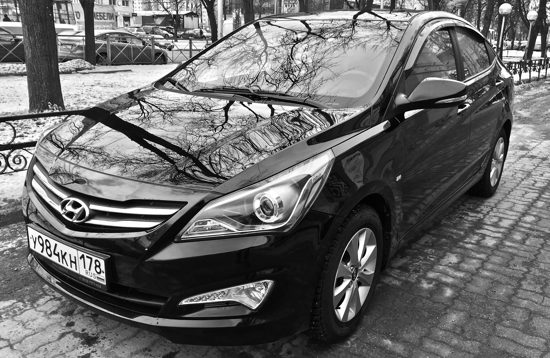 Осеняя хандра — Hyundai Solaris, 1,6 л, 2016 года | ДТП | DRIVE2