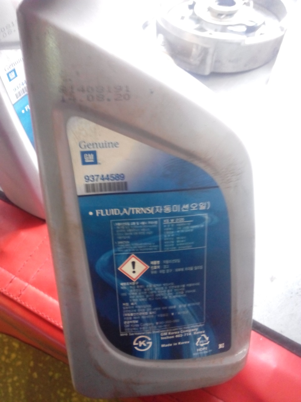 93744589 Масло трансмиссионное-DEXRON 6 (АКПП/ГУР) 1л. / Chevrolet ...