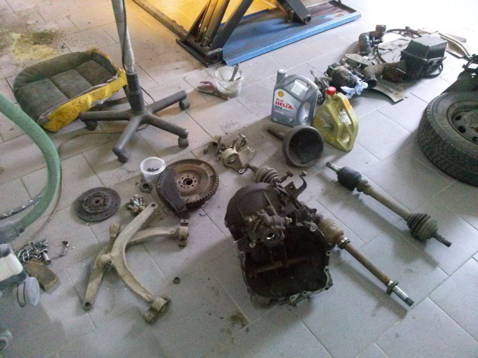 Замена сцепления и немного мелочи! — Peugeot 406 Break, 1,8 л, 1999 ...