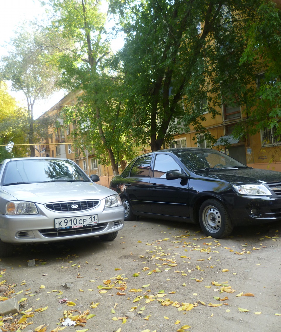 Гранта или Акцент? — Hyundai Accent (2G), 1,6 л, 2005 года | встреча ...