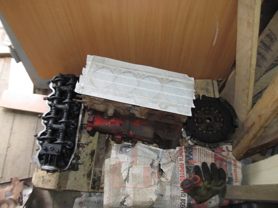 6. Ремонт двигателя. Часть 3. Покраска блока. — Mitsubishi Galant (6G ...