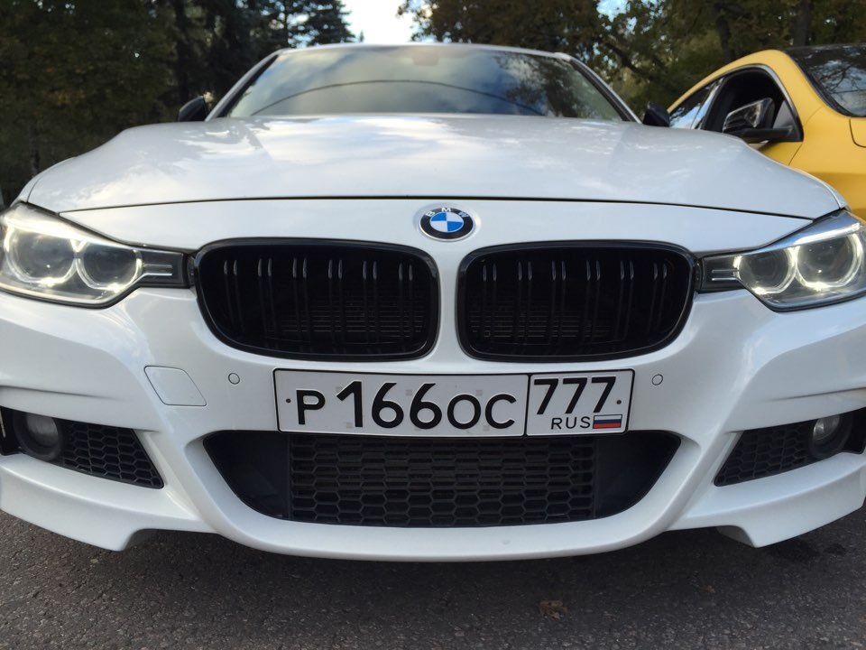 замена ноздрей bmw f30