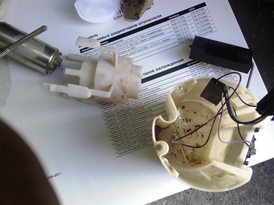 Замена сеточки в бензобаке ужас! — Lada 2114, 1,6 л, 2010 года | своими ...