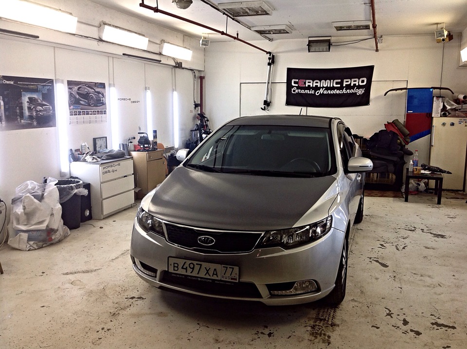 Не много освежил винилом:) — KIA Cerato (2G), 1,6 л, 2012 года | тюнинг ...