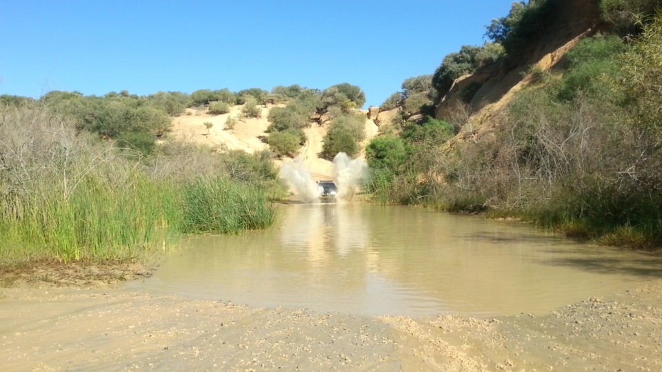 Ихтиандр, ну или проверил шноркель перед зимой :) — Mitsubishi Pajero ...