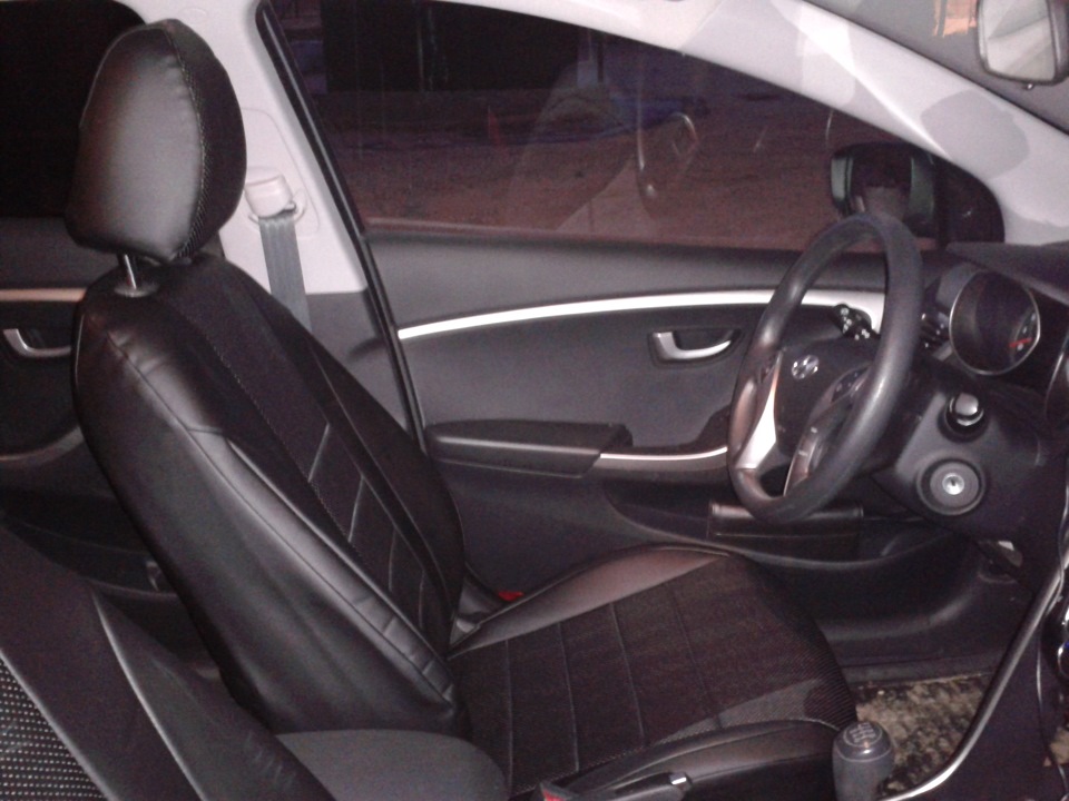 Пришли чехлы! — Hyundai i30 Wagon II, 1,6 л, 2013 года | аксессуары ...