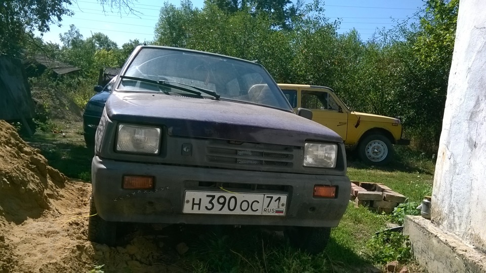 задел треснувший бампер проволокой — Lada 11113 Ока, 9,9 л, 2004 года ...